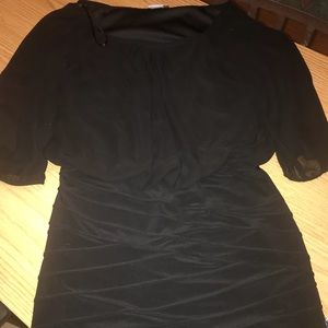 B darlin black mini dress